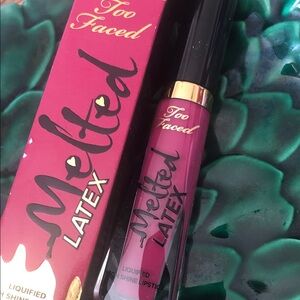 Too Faced Melted Latex Lipstick - Bold Magenta